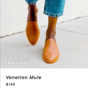 Soludos Venetian Leather Mule